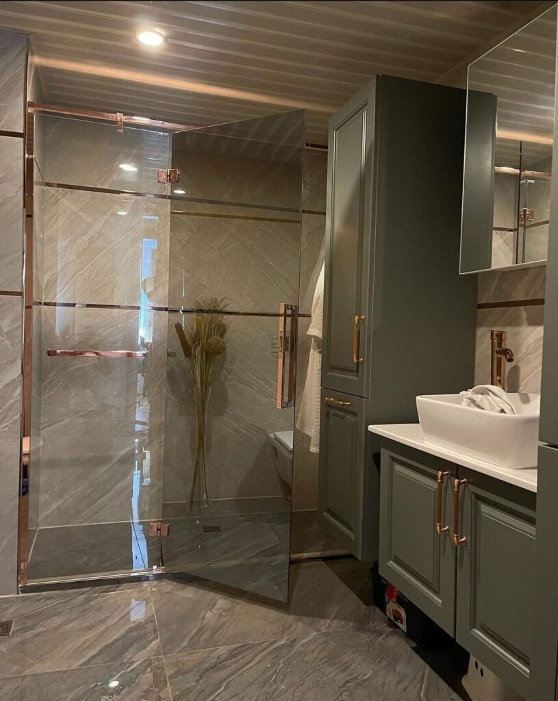 Rose - Bakır Renk Duşakabin Antalya