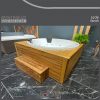 180x180 cm Isıtmalı Spa Jakuzi